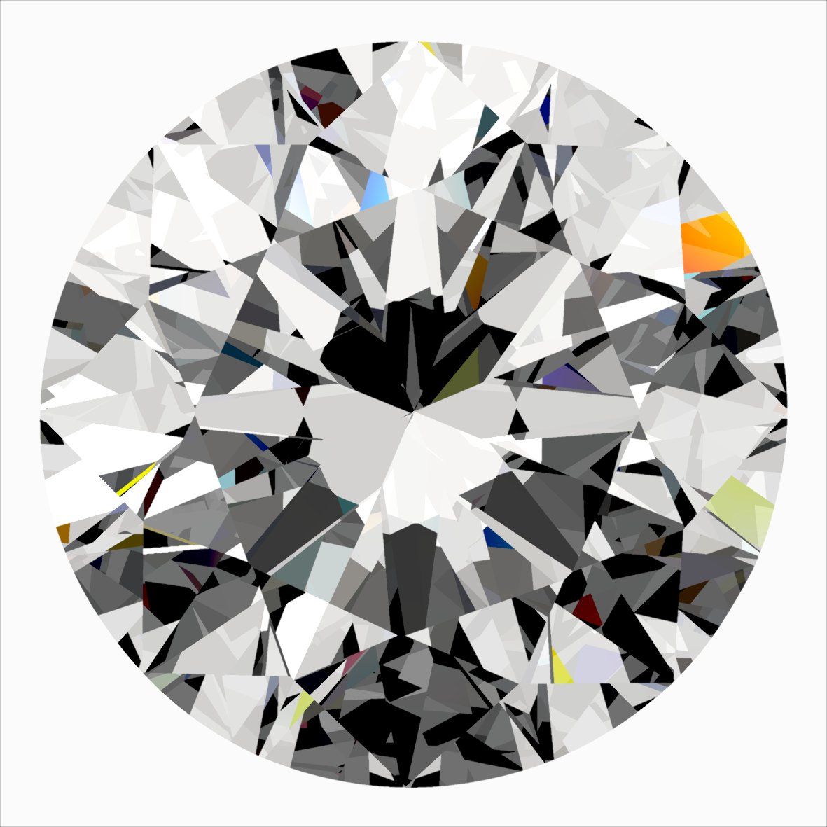 Diamond Natural 0,3Ct F-IF Round - GIA5553753352 1