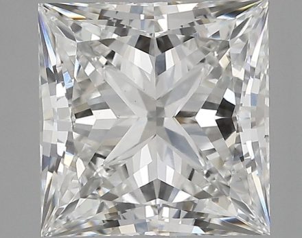 Lab Grown Diamond Lab-grown 3,68Ct G-VS2 Princess - GIA7421050026 1