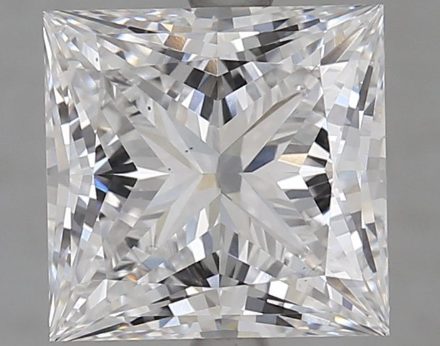 Lab Grown Diamond Lab-grown 3,14Ct D-VVS1 Princess - IGILG762524940 1