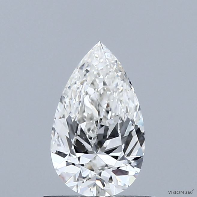 Diamond Natural 0,7Ct H-SI1 Pear - GIA5553845033 1