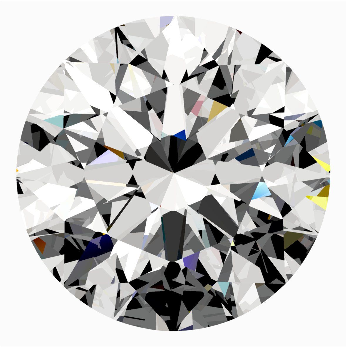 Diamond Natural 0,3Ct F-VVS2 Round - GIA7556775612 1