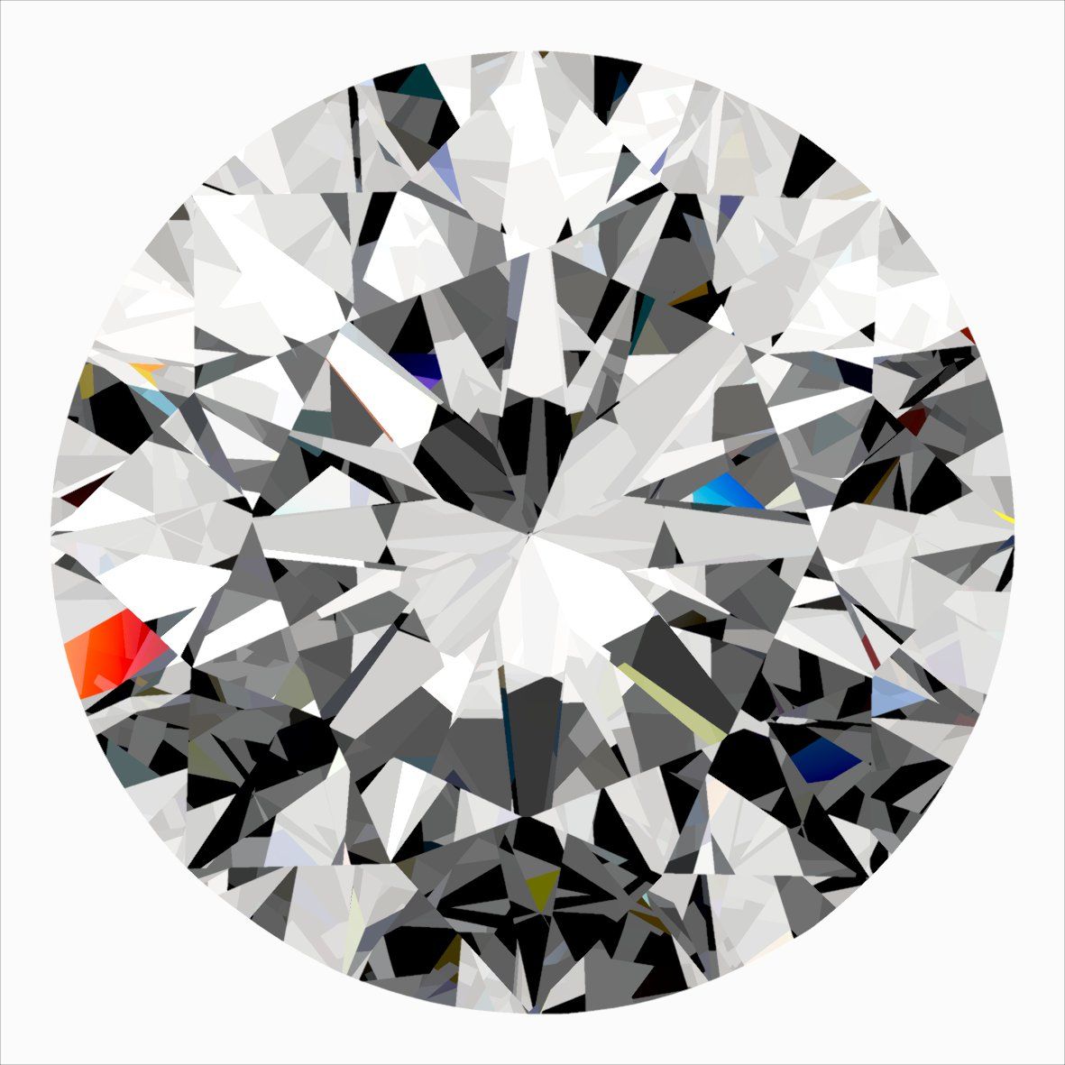 Diamond Natural 0,32Ct E-VVS2 Round - GIA7551760206 1