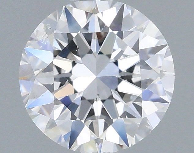 Diamond Natural 0,6Ct D-SI2 Round - GIA3555749505 1