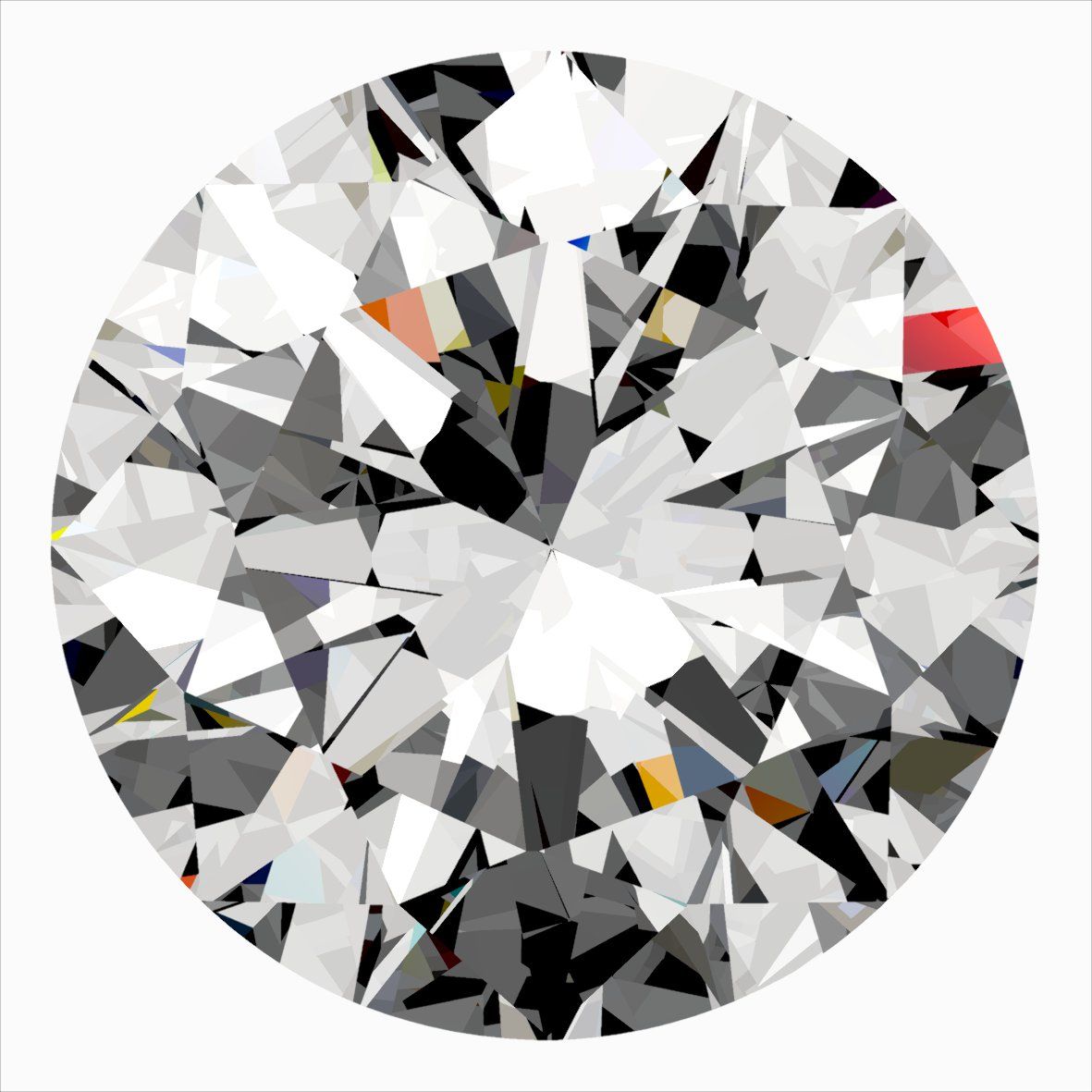 Diamond Natural 0,3Ct D-SI1 Round - GIA1559811946 1