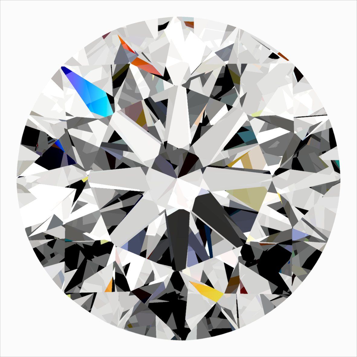 Diamond Natural 0,3Ct F-SI1 Round - GIA2554814704 1