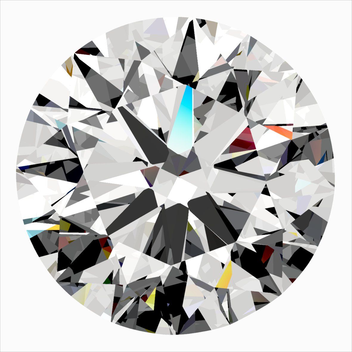 Diamond Natural 0,5Ct E-SI1 Round - GIA5556793920 1
