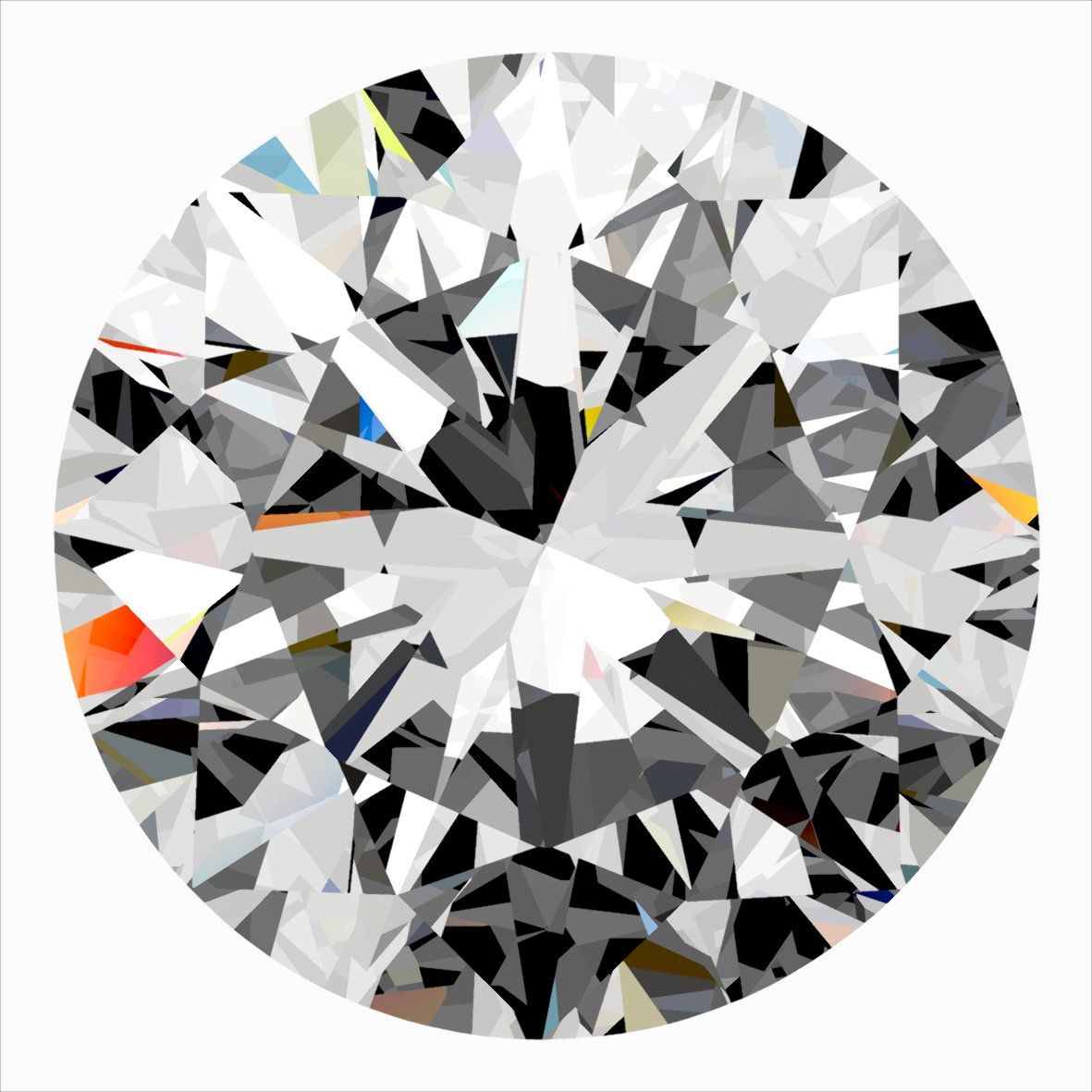 Diamond Natural 0,3Ct D-VVS2 Round - GIA2554762342 1