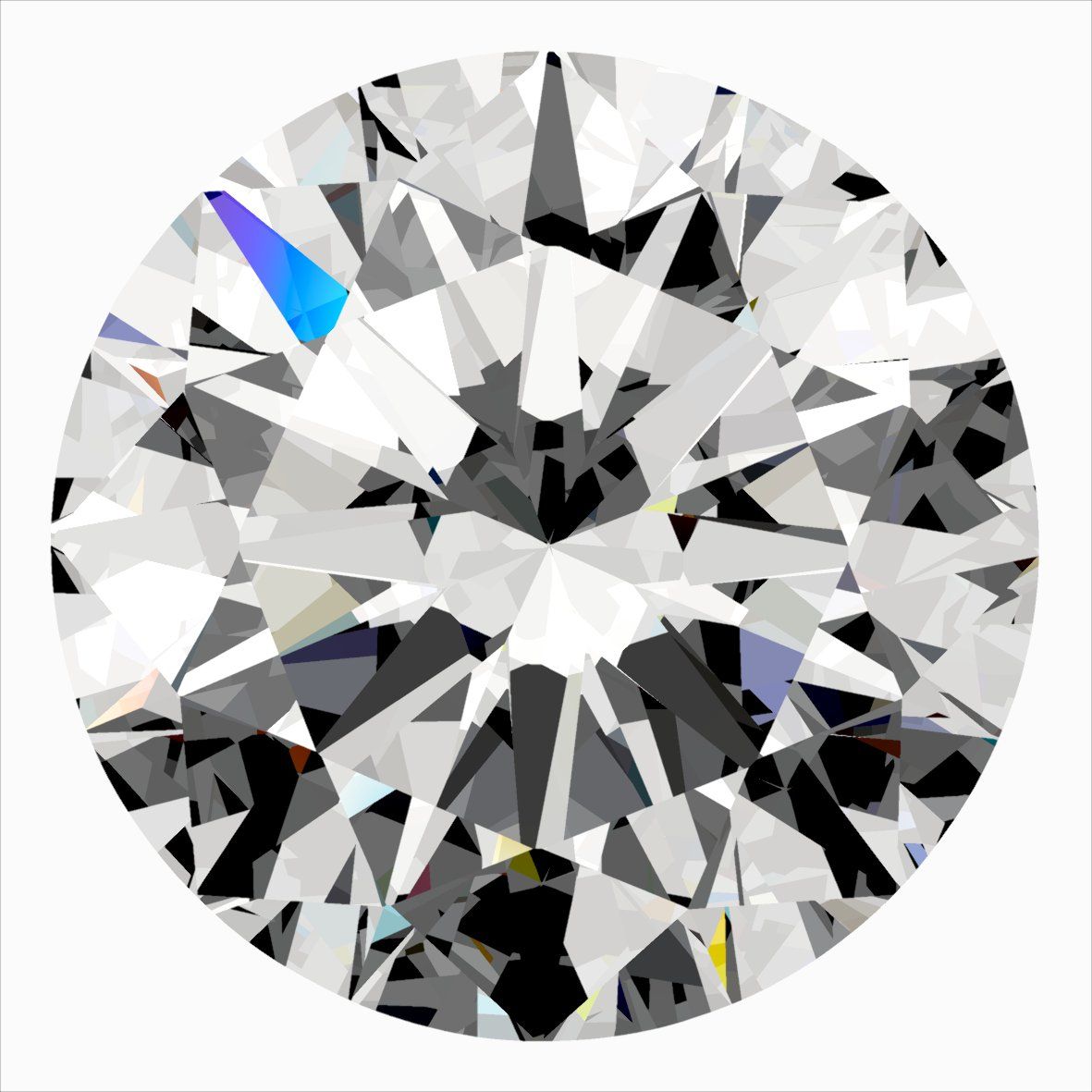 Diamond Natural 0,3Ct E-VVS2 Round - GIA1559750635 1