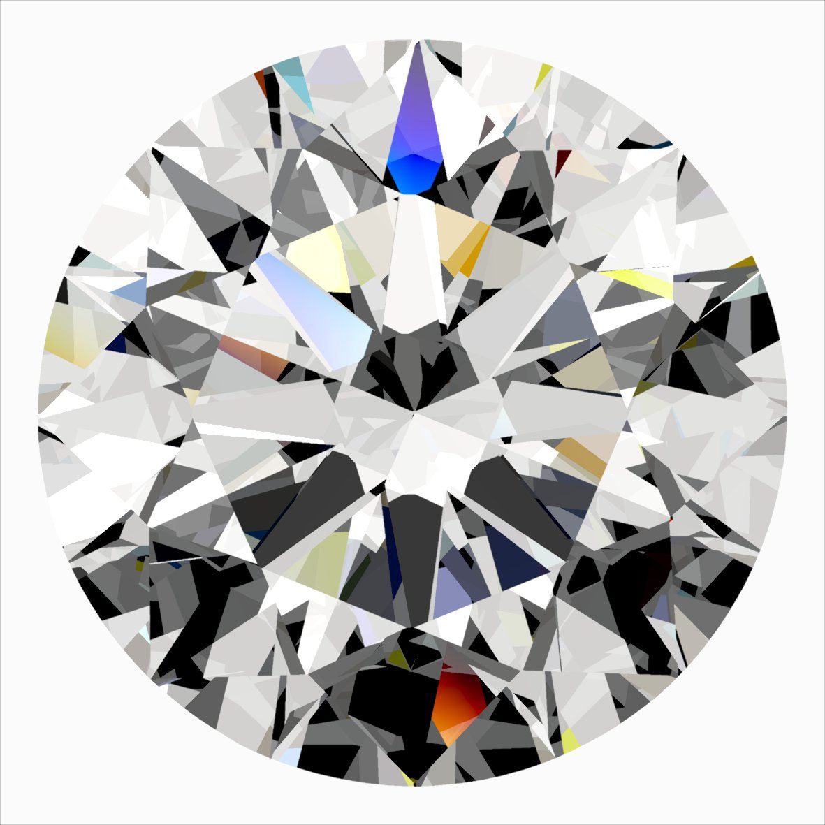 Diamond Natural 0,33Ct E-VVS2 Round - GIA5556759995 1