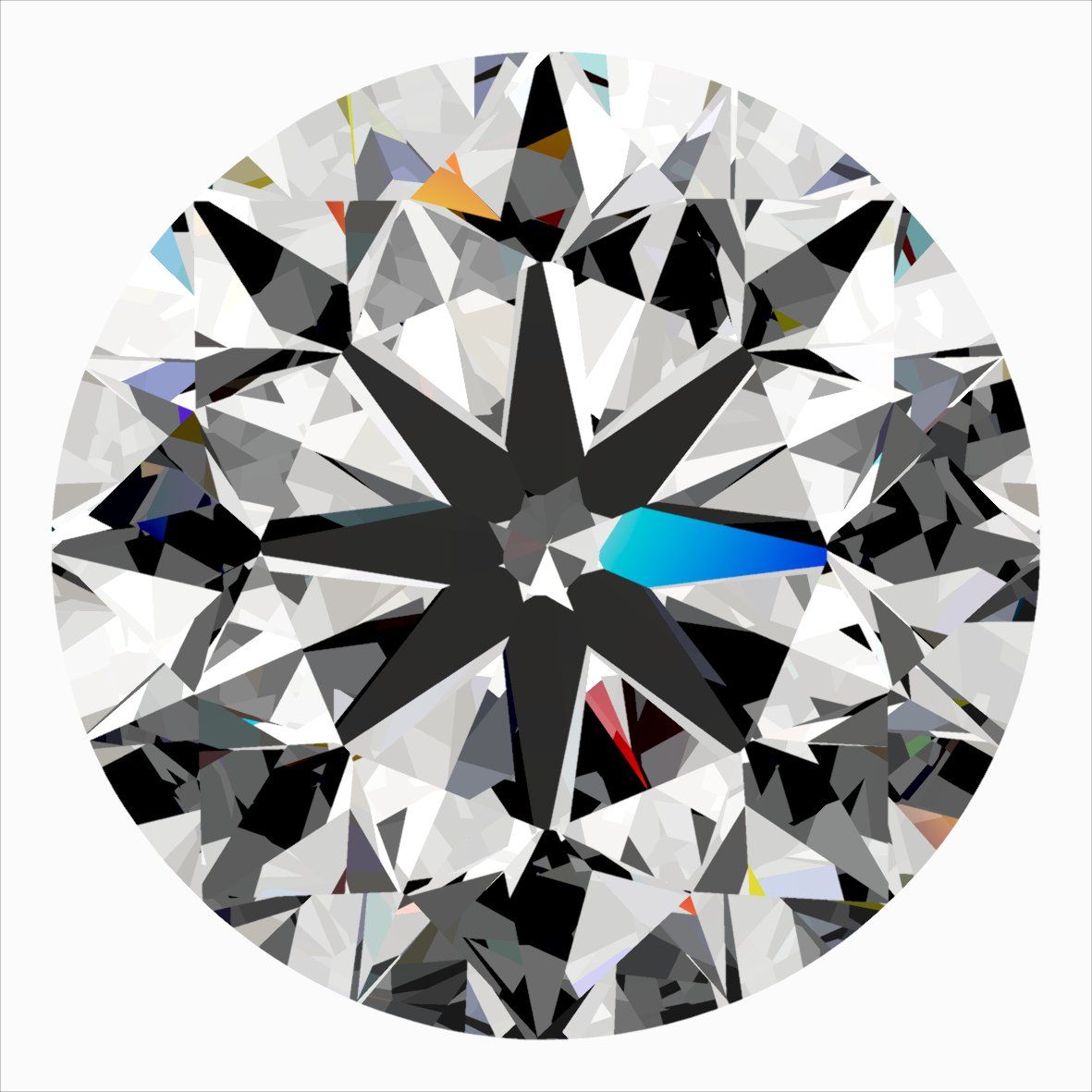 Diamond Natural 0,3Ct D-VS1 Round - GIA7556815341 1