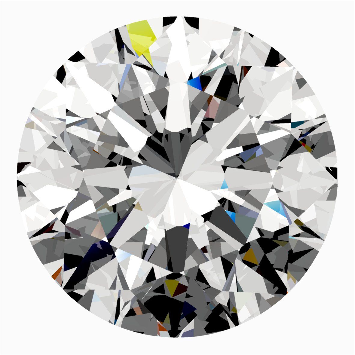 Diamond Natural 0,3Ct E-VS2 Round - GIA1555812874 1