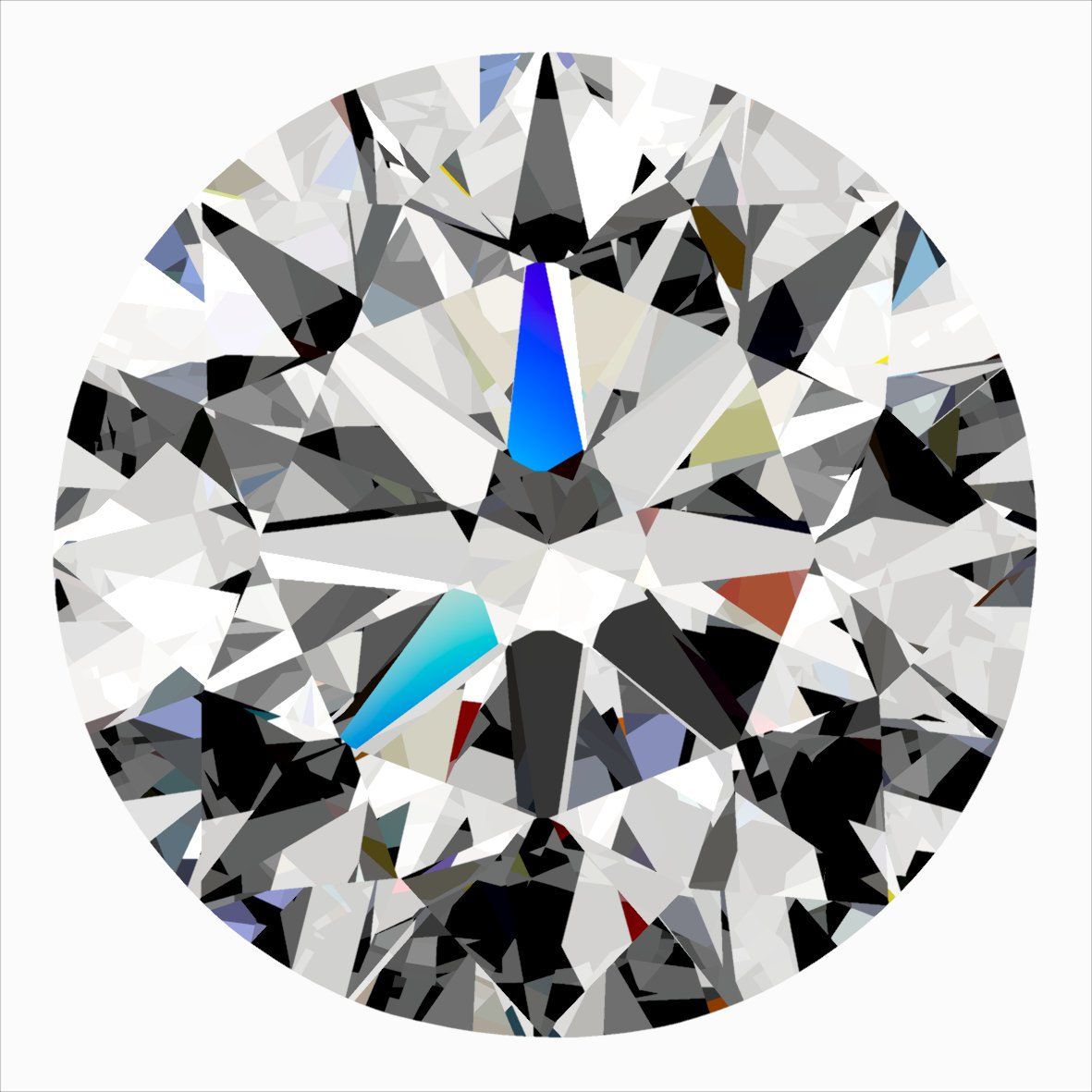 Diamond Natural 0,3Ct F-VS2 Round - GIA3555793769 1