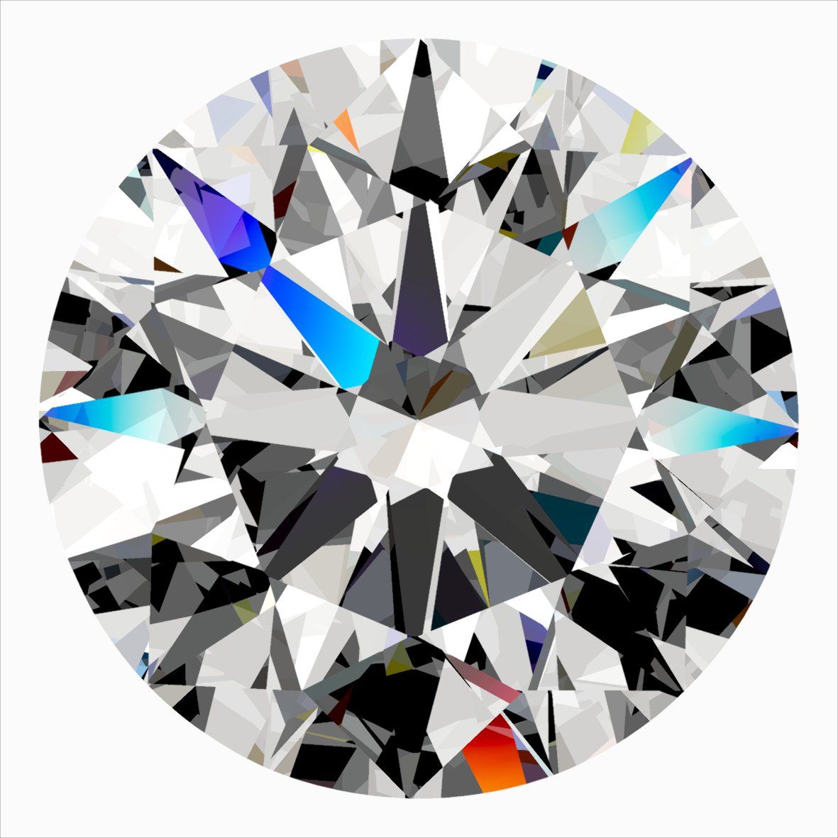 Diamond Natural 0,37Ct D-SI1 Round - GIA6551793213 1