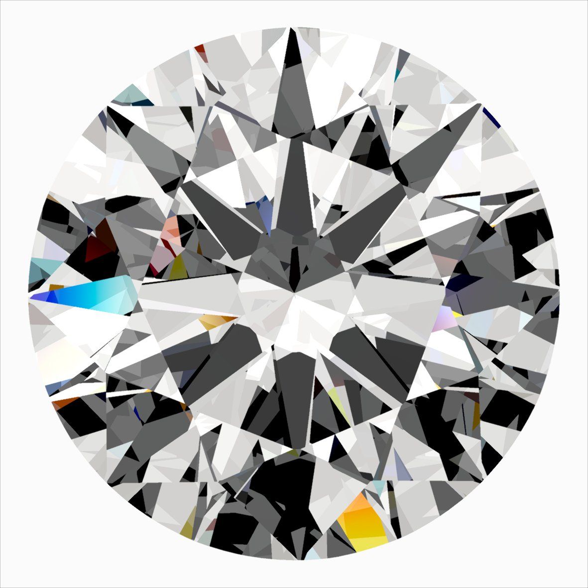 Diamond Natural 0,3Ct G-SI1 Round - GIA2558775310 1