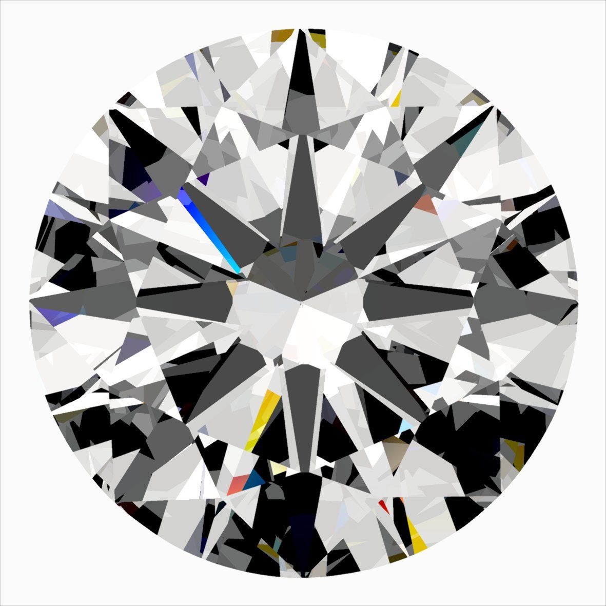 Diamond Natural 0,3Ct G-SI1 Round - GIA2554816708 1