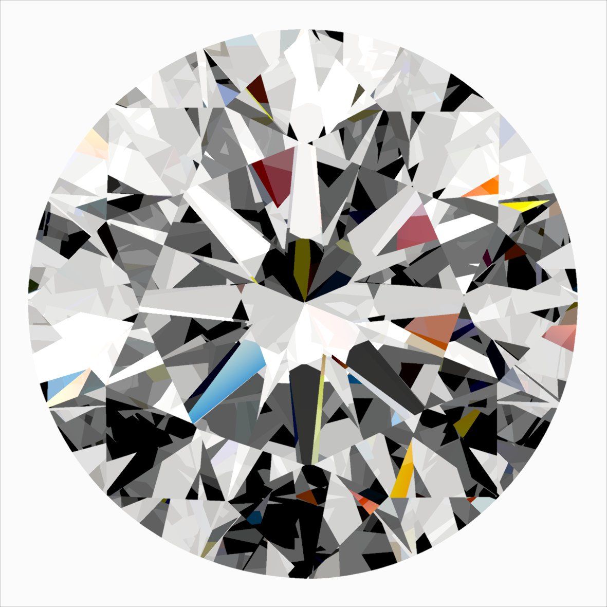 Diamond Natural 0,36Ct I-VS1 Round - GIA7553817264 1