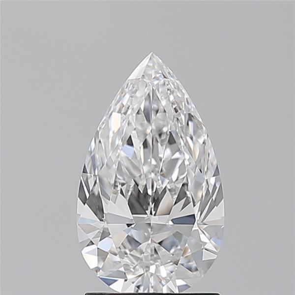 Diamond Natural 1,65Ct D-IF Pear - GIA6555062561 1