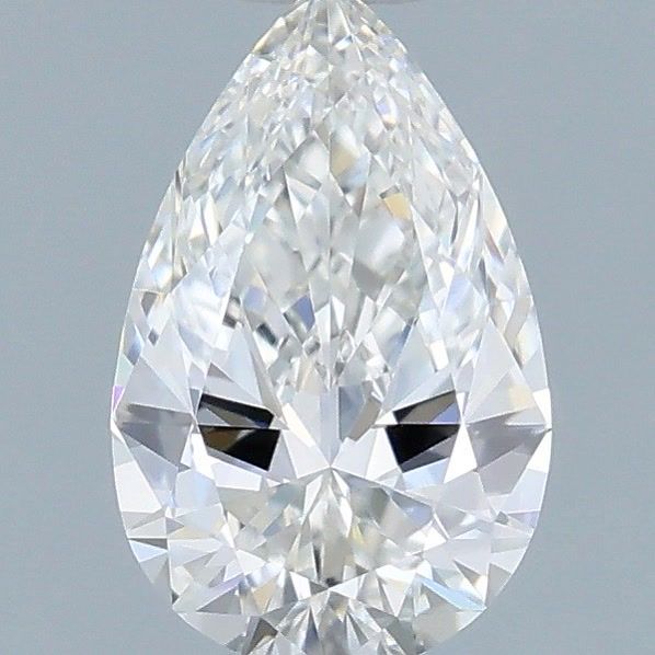 Diamond Natural 0,5Ct F-IF Pear - GIA6522221148 1