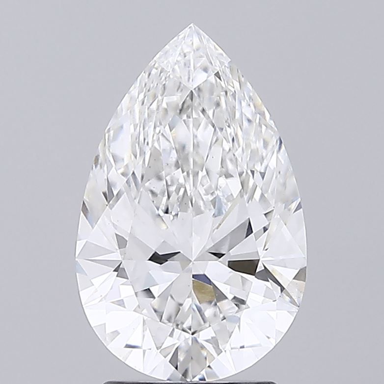 Lab Grown Diamond 2,72Ct E-VS1 Pear - IGILG819619765 1
