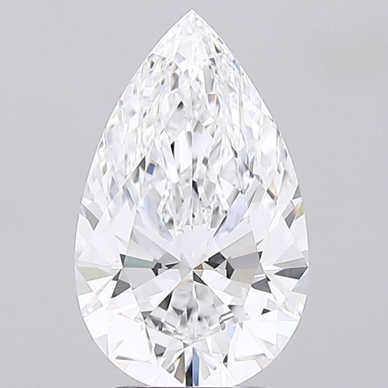 Lab Grown Diamond 3,04Ct D-IF Pear - IGILG799677094 1