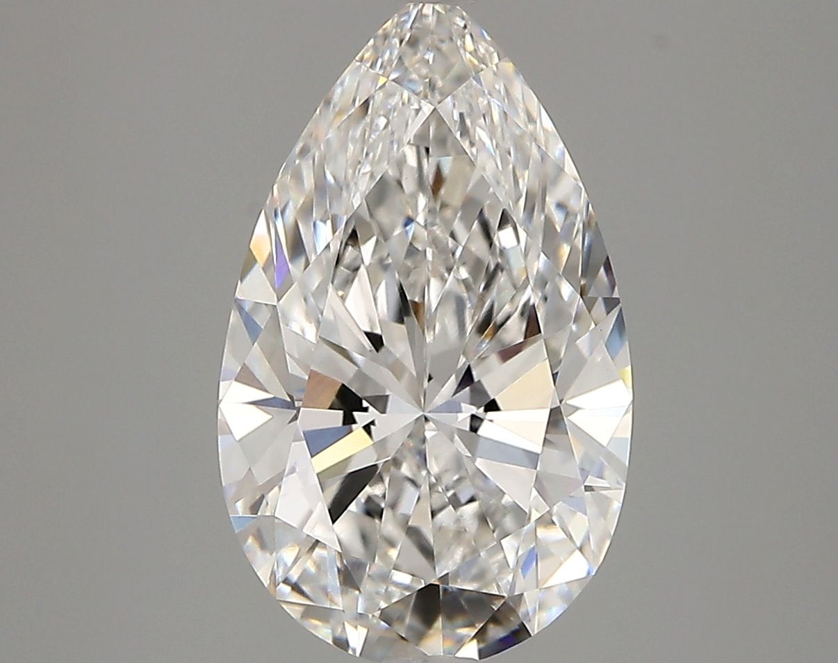 Lab Grown Diamond 3,7Ct E-VVS2 Pear - IGILG811675455 1