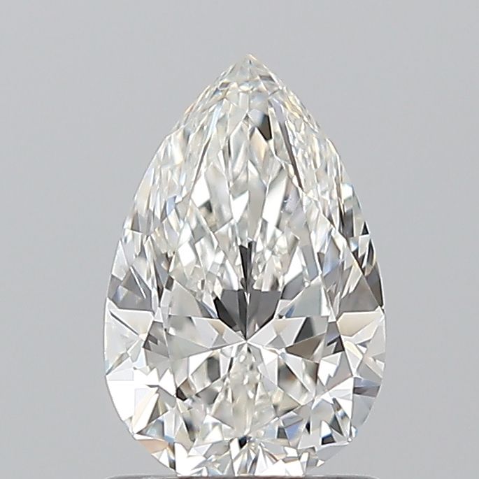 Diamond Natural 1Ct H-VS2 Pear - GIA1553742561 1