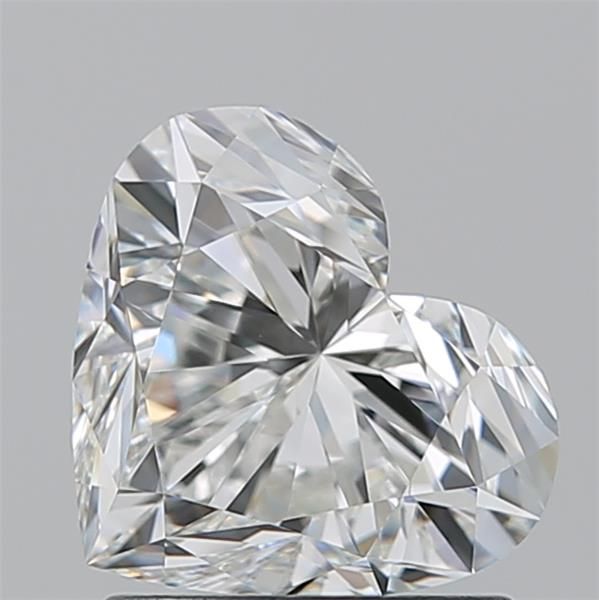 Diamond Natural 1,5Ct H-VVS2 Heart - GIA5241015832 1
