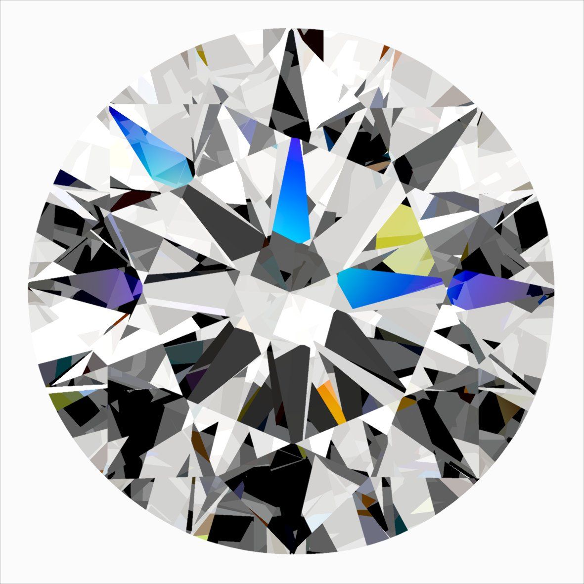 Diamond Natural 0,3Ct E-VVS2 Round - GIA2556813665 1