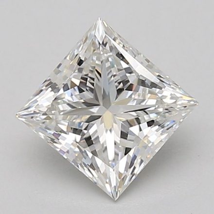 Lab Grown Diamond 1,93Ct F-VS1 Princess - IGILG821689809 1