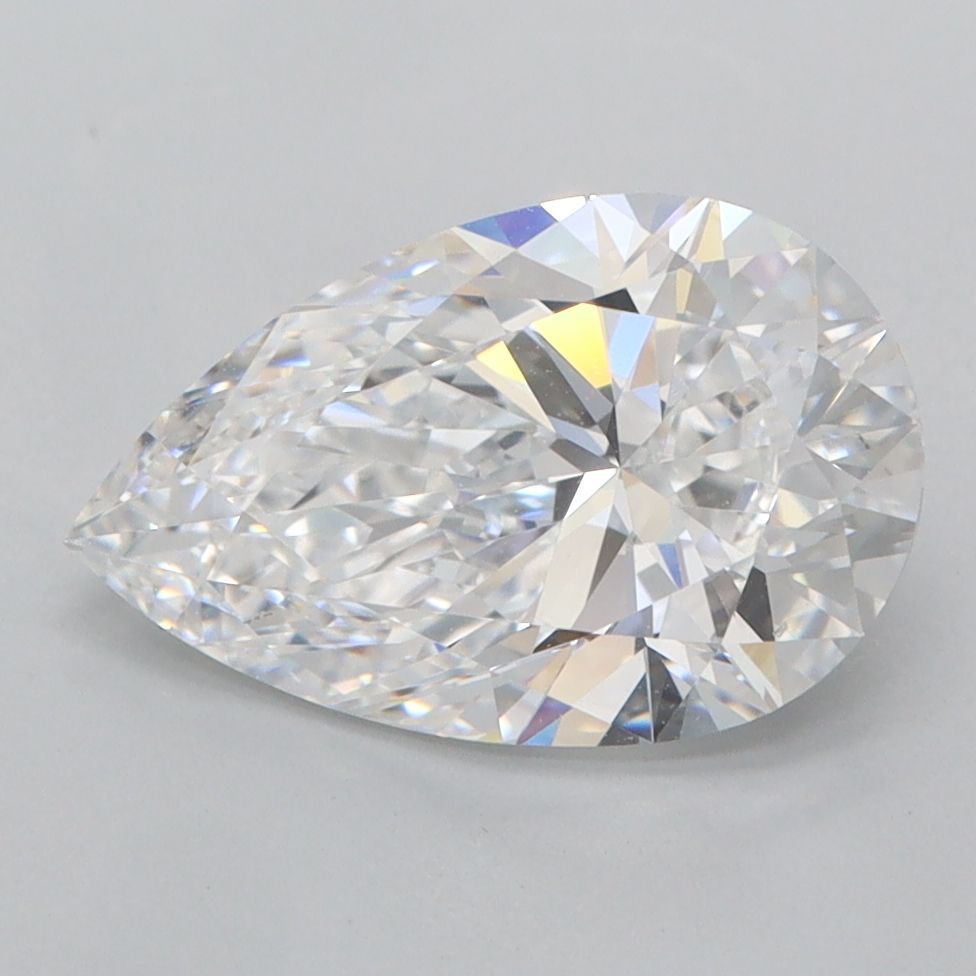 Lab Grown Diamond 2,48Ct D-FL Pear - IGILG799648090 1