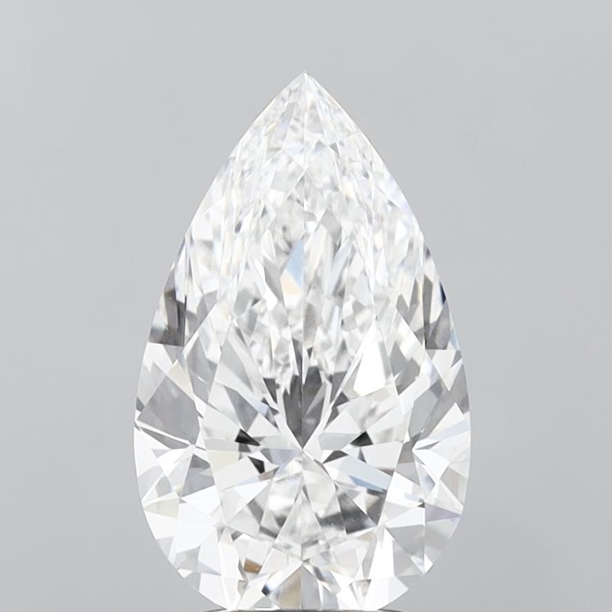 Lab Grown Diamond 3,03Ct E-VVS2 Pear - IGILG816627899 1
