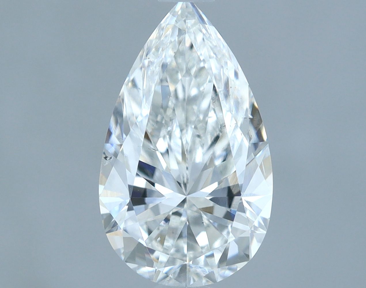 Diamond Natural 1,3Ct G-SI1 Pear - GIA7556877217 1