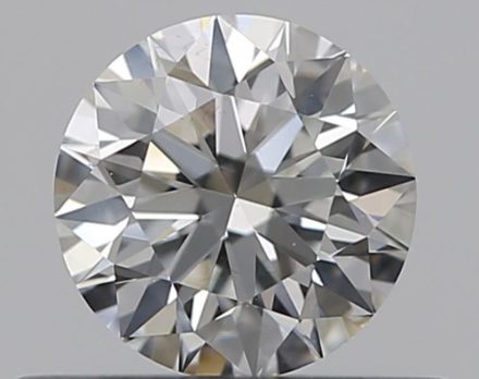 Diamond Natural 0,37Ct H-SI1 Round - GIA6555349194 1