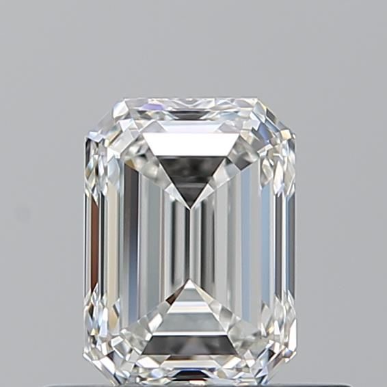 Diamond Natural 0,61Ct G-IF Emerald - GIA6243006144 1
