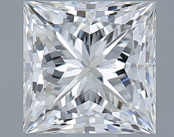 Diamond Natural 1Ct F-VS1 Princess - HRD260000153774 1