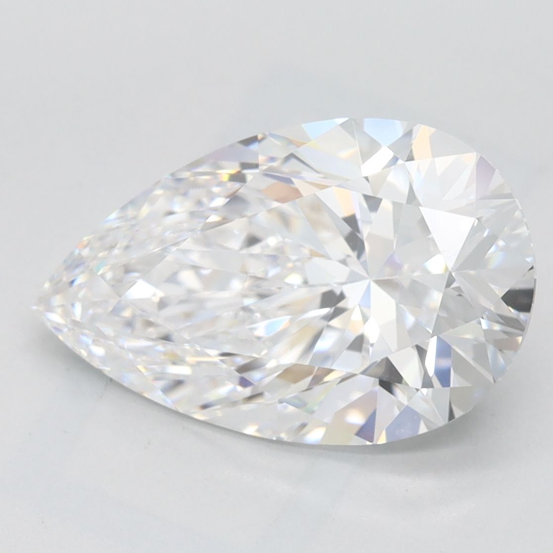 Lab Grown Diamond 2,83Ct D-IF Pear - IGILG747508343 1