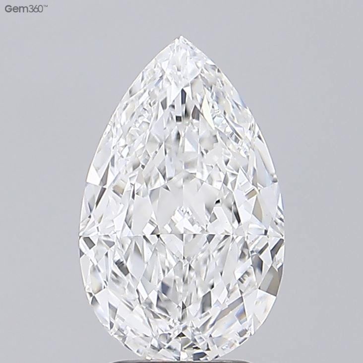Lab Grown Diamond 3,31Ct E-VVS2 Pear - IGILG821605531 1