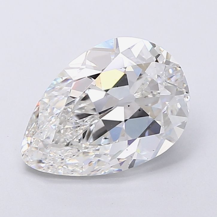Lab Grown Diamond 3,53Ct F-VS2 Pear - IGILG817687006 1
