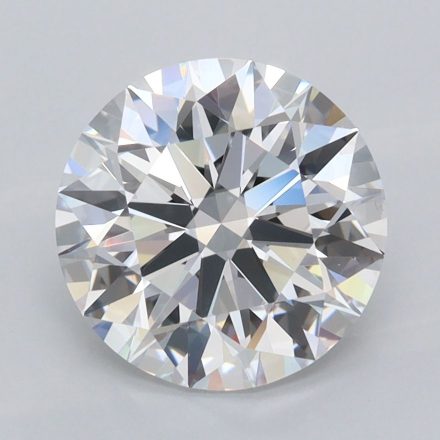 Lab Grown Diamond 2,71Ct D-FL Round - IGILG782601595 1