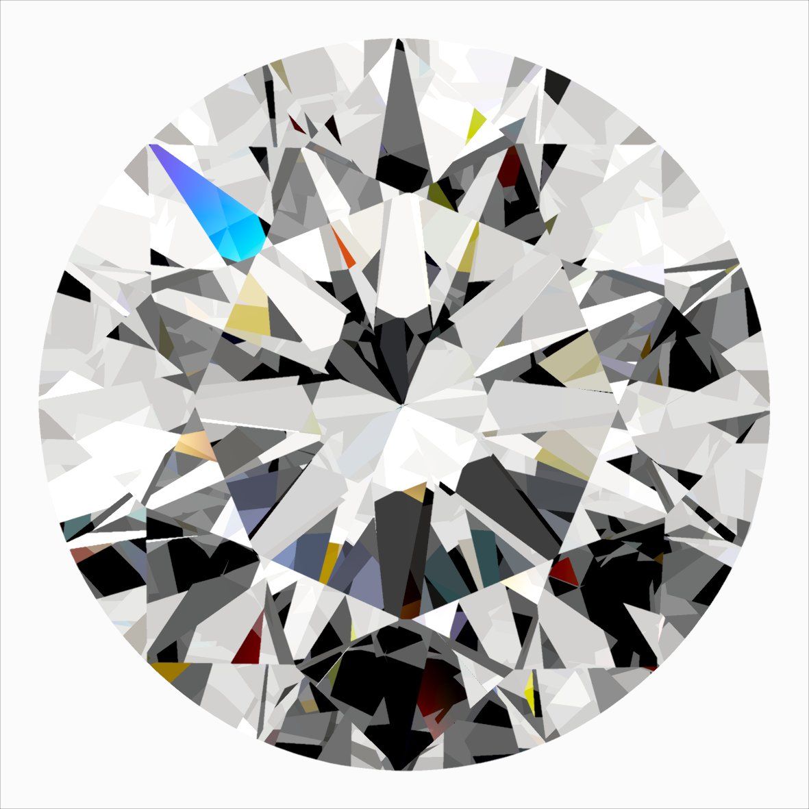 Diamond Natural 0,3Ct D-VS2 Round - GIA1555874360 1