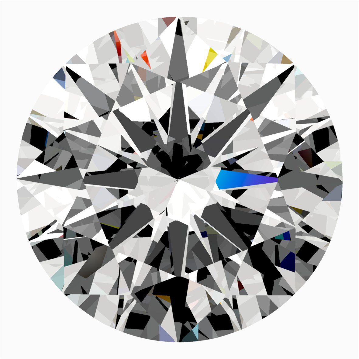Diamond Natural 0,3Ct E-VS2 Round - GIA5553817777 1