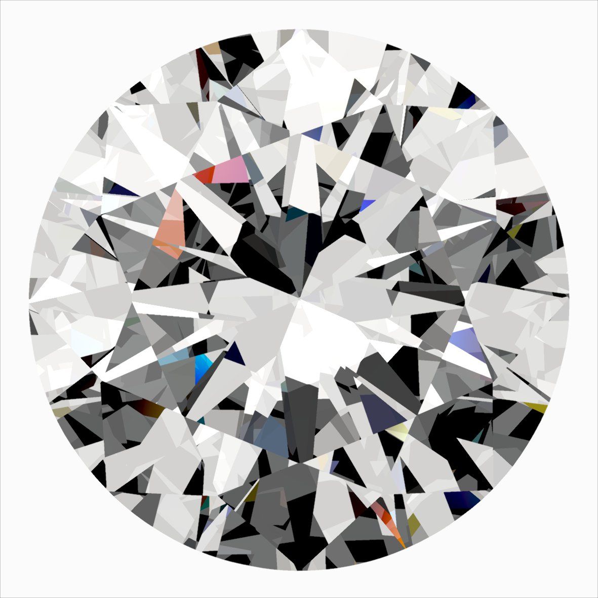 Diamond Natural 0,4Ct G-VVS1 Round - IGI806610857 1