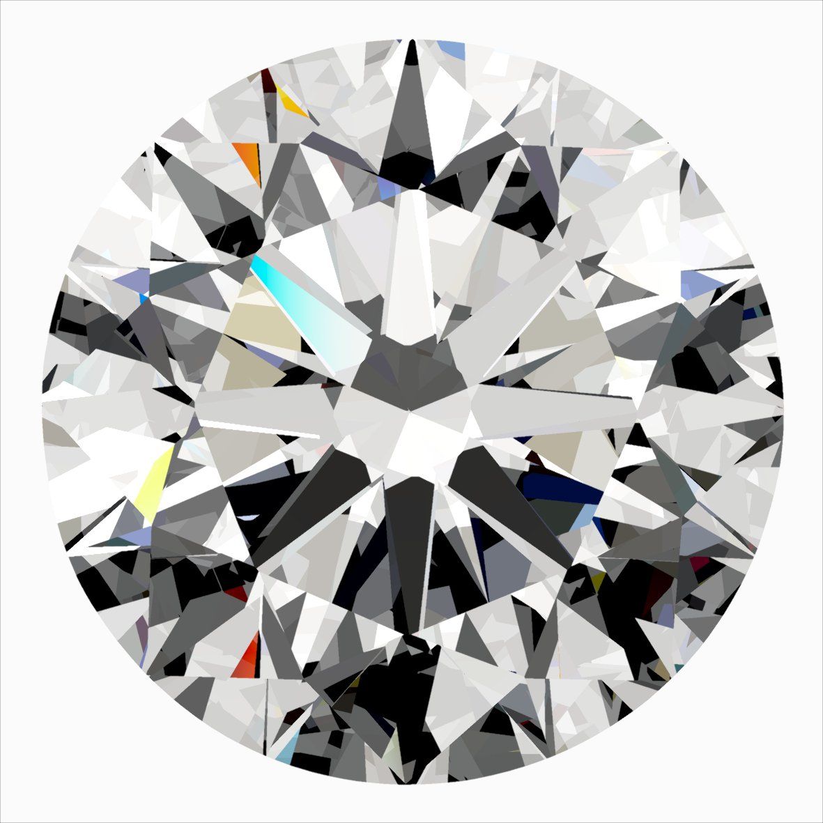 Diamond Natural 0,4Ct F-IF Round - GIA6551874334 1