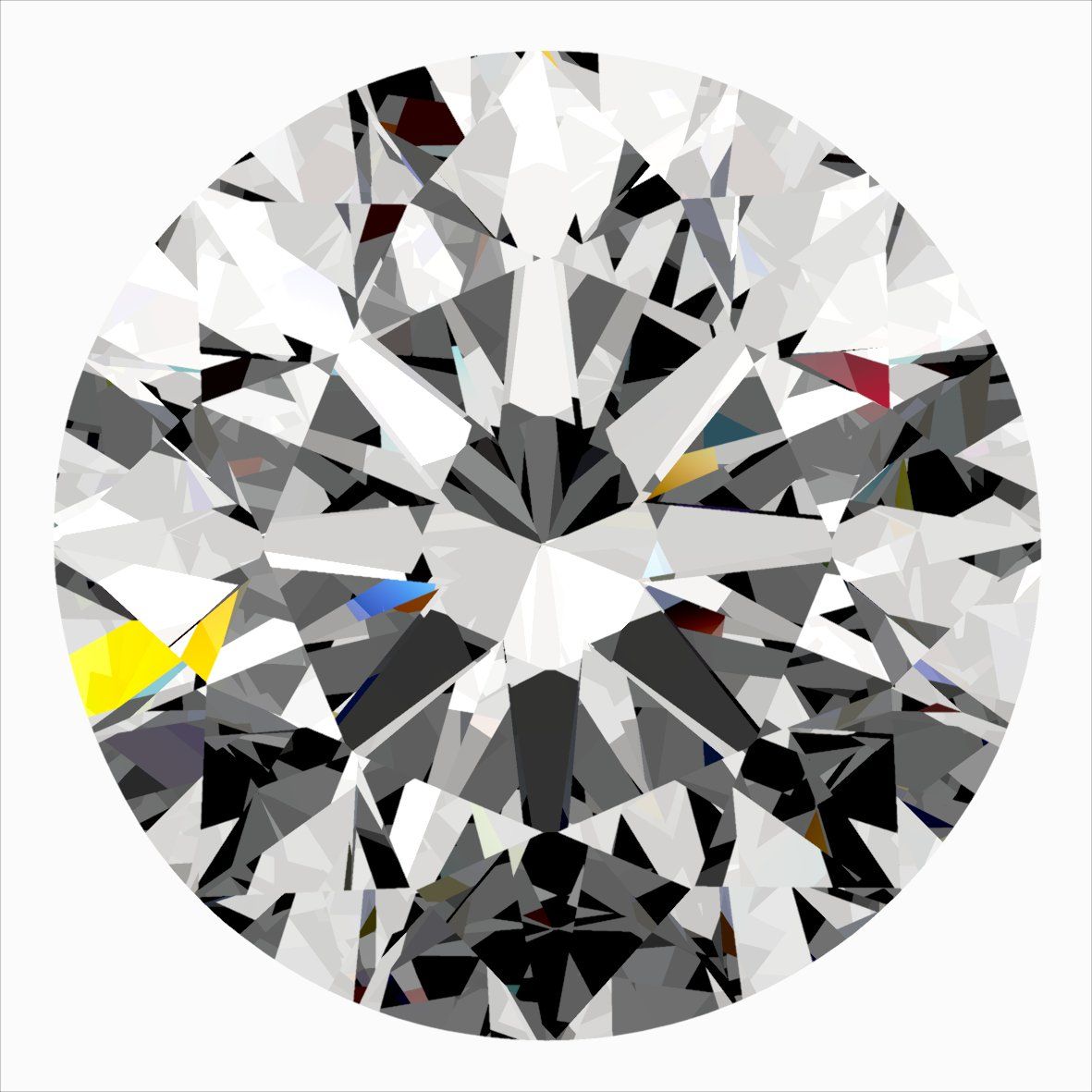 Diamond Natural 0,4Ct H-SI1 Round - GIA6551852807 1