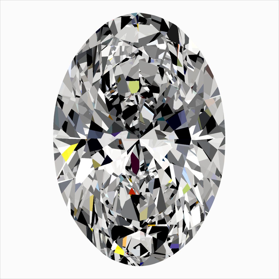 Diamond Natural 0,31Ct G-VVS1 Oval - GIA7553767365 1