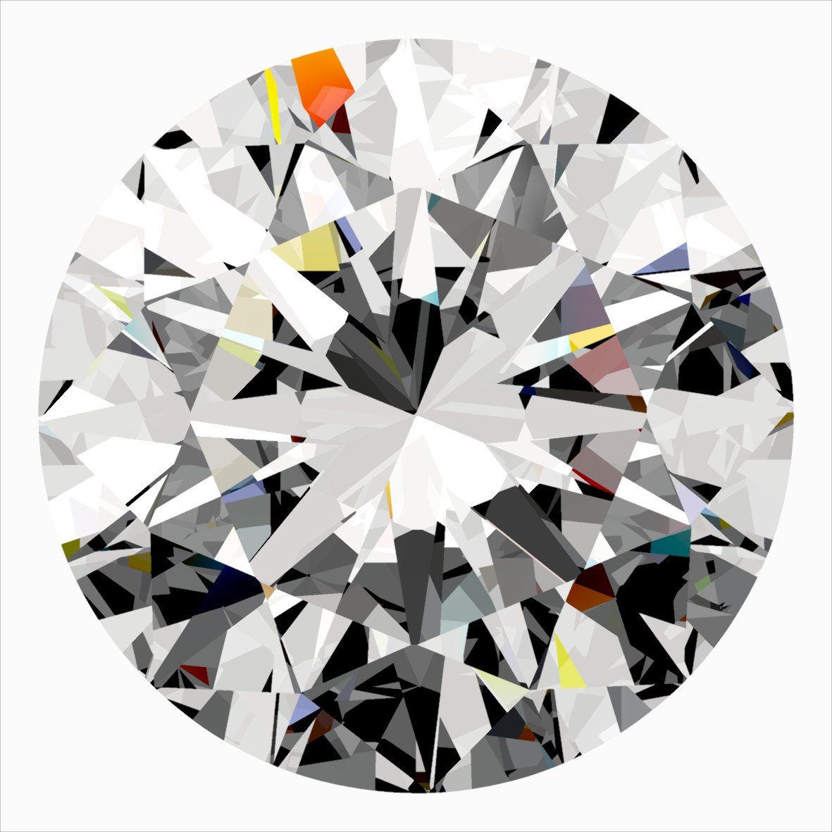 Diamond Natural 0,53Ct I-IF Round - GIA1553883758 1