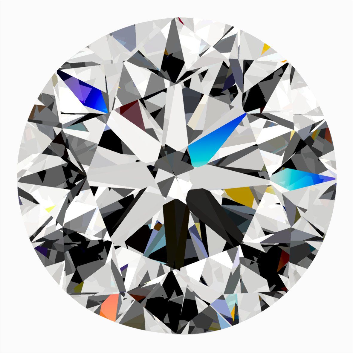 Diamond Natural 0,5Ct D-VS1 Round - GIA1557877205 1