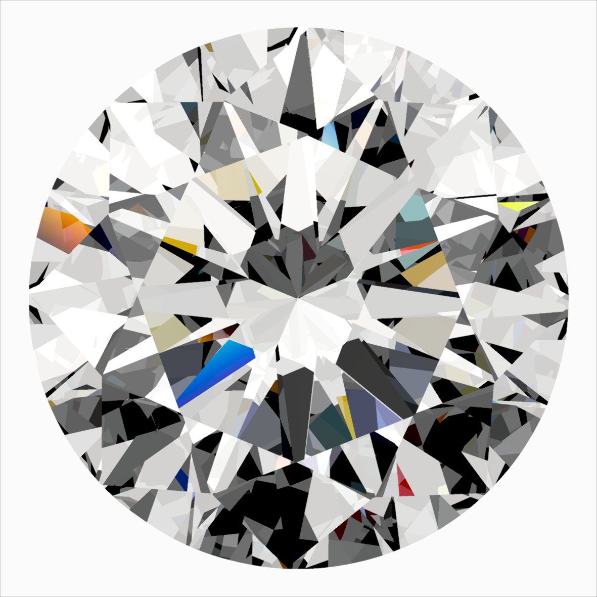 Diamond Natural 0,55Ct G-VS1 Round - GIA3555877322 1
