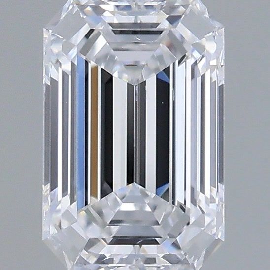 Diamond Natural 0,5Ct D-SI2 Emerald - GIA7556850257 1