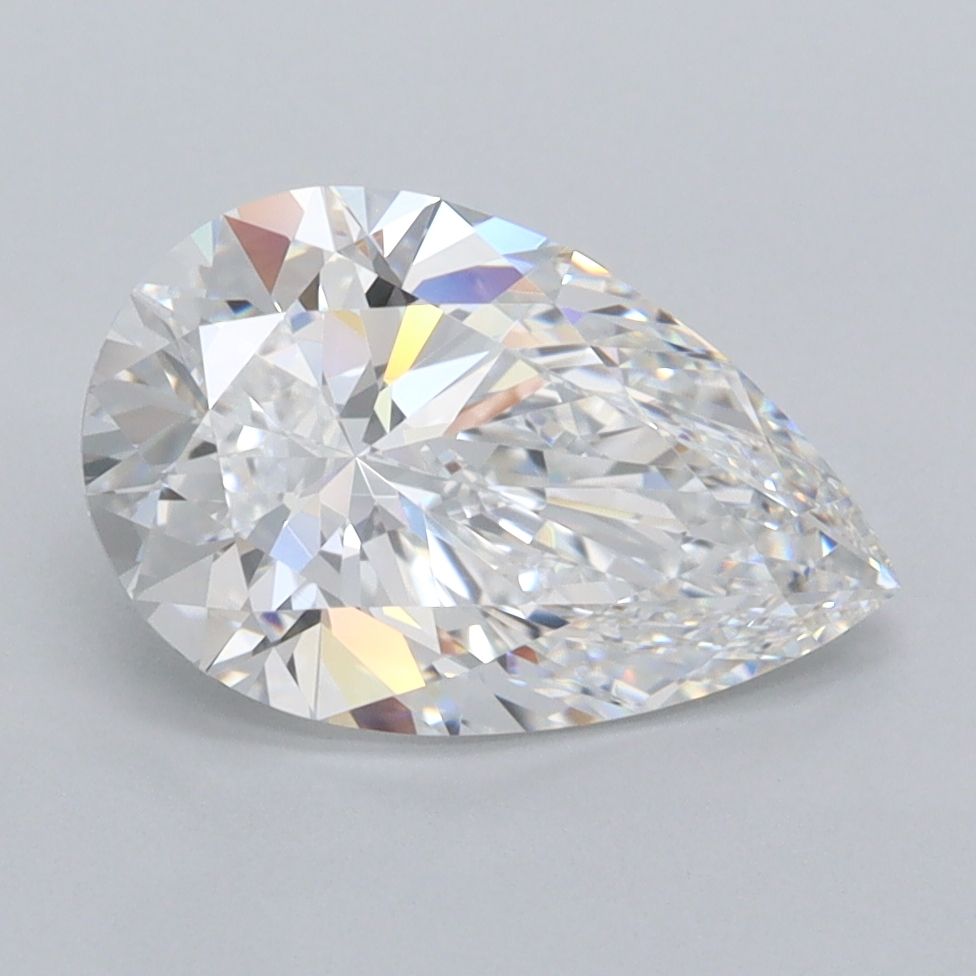 Lab Grown Diamond 2,18Ct D-FL Pear - IGILG816613030 1